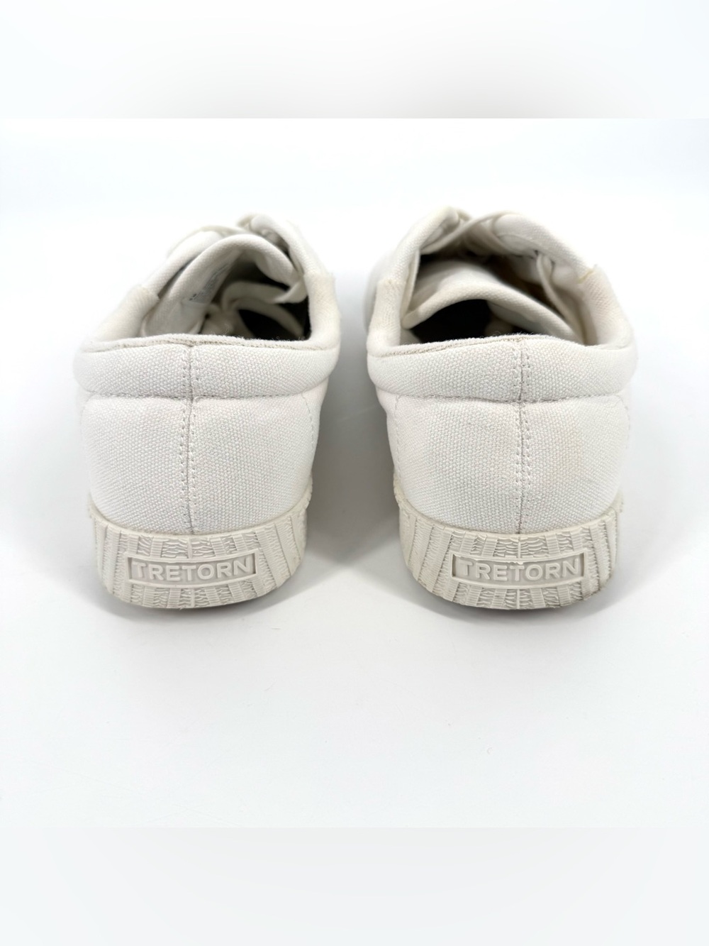 Tretorn Nylite Canvas Sneakers Womens Size 9 White Classic Lace-up Shoes - Picture 6 of 11